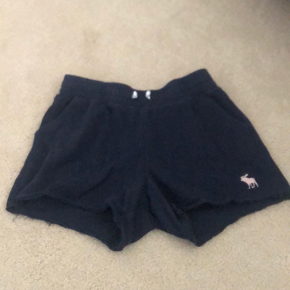 Navy abercrombie kids shorts